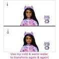thumbnail image 4 of Barbie Cutie Reveal Snowflake Sparkle Fashion Doll with Owl Plush Costume, Mini Pet & Accessories, 4 of 7