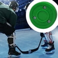 thumbnail image 1 of Colaxi Rondelle de Hockey à Roulettes Pratique Cadeau Rondelle d'Entraînement pour Jeu Entraînement Compétition Vert, 1 of 8