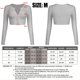 thumbnail image 3 of Cárdigan de punto de manga larga con cuello en V y botones para mujer, para vestir con jeans, gris, 3 of 6