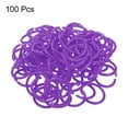 thumbnail image 3 of Uxcell 1.8" OD 1.4" ID Loose Leaf Rings Binder Ring Plastic O Rings for Book Scrapbook, Purple 100 Pack, 3 of 6
