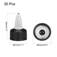 thumbnail image 2 of Uxcell 30 Pack Tapas de Tornillo Negras 24/410 para Botellas Exprimidoras de Repuesto para Manualidades, Artes, Pegamento y Líquidos, 2 of 5