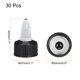 thumbnail image 2 of Uxcell 30 Pack Tapas de Tornillo Negras 24/410 para Botellas Exprimidoras de Repuesto para Manualidades, Artes, Pegamento y Líquidos, 2 of 5