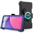 thumbnail image 5 of NIFFPD Samsung Galaxy A33 5G Case with Screen Protector Full-Body Shockproof Phone Case for Galaxy A33 5G with Belt-Clip Holster Blue&Blue, 5 of 7
