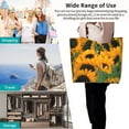 thumbnail image 4 of Yiaed Sunflowers 7 Print Handbag for Women Tote Purse Shoulder Bag Large Fashion Hobo Purse Handbag Shopping Tote, 4 of 5