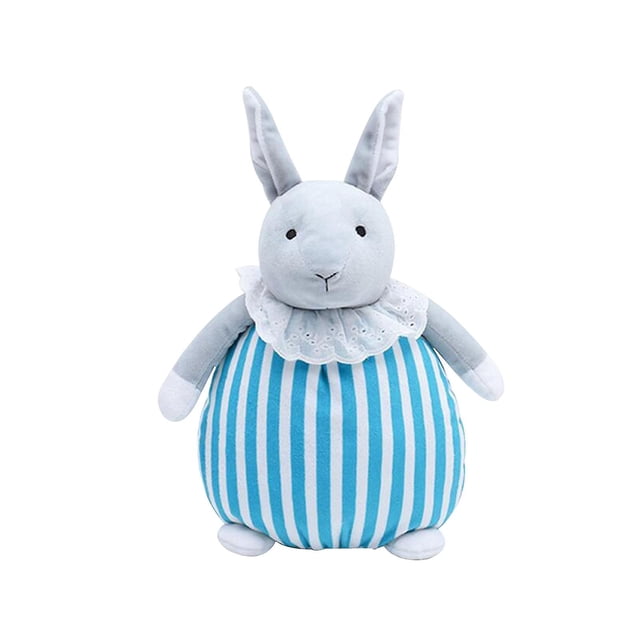 Muñeca de peluche Bunny Appease con forma de conejo rayado para niños