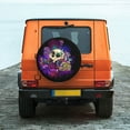 thumbnail image 6 of Pofeuu Mushrooms and Skull Print Spare Tire Wheel Cover for Car Truck SUV Camper Universal Fit Spare Tire Cover RV Spare Tire Covers-16 inch, 6 of 6