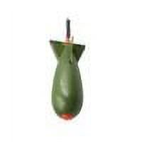 Carp Fishing Rockets Feeder 3 Tamaño Bomba Señuelo Cebos Titular Maker Tackle (Verde M)