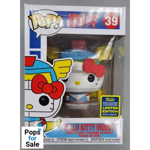 Funko Pop 39 Hello Kitty Robot 2020 Summer Convention Figure NRFB