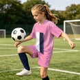 thumbnail image 5 of Loopsun Kids Boys Girls Summer Sets Fast Dry Training Short Sleeve Pocket Shorts Sets, 5 of 5