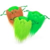 Binpure St. Patrick's Day Mask Set, 3 Pieces Cotton Mask with Big Beard