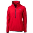 thumbnail image 2 of Women's Cutter & Buck  Red Dayton Flyers Vault Cascade Eco Sherpa Fleece Half-Zip Pullover Jacket, 2 of 3
