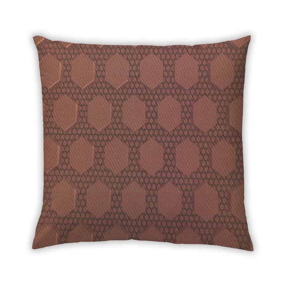Ahgly Company Outdoor Square Contemporary Throw Pillow, 18 inch by 18 inch