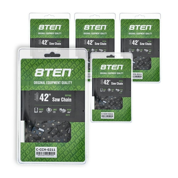 Ripping Chainsaw Chain 42 inch .063 .404 123DL for Stihl 084 088 MS880 5 Pack 810-CCC2433H