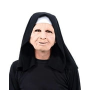 Zagone Studios Nun For You Latex Adult Costume Mask (one size) - Great for Theater, Cosplay, Halloween or Renn Fairs.
