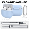 thumbnail image 2 of Funda de silicona Woyinger para AirPods 4.ª generación con llavero, 2 of 6