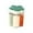 Green, variant on TerraHaven 5-in-1 Spice Container and Pepper Shaker, Transparent Seasoning Jars with Mesh Pouring Mouth, Flip Lid Design for Home, Restaurant, Kitchen Cooking, BBQ