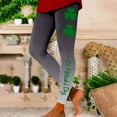 thumbnail image 2 of Gunia Women's Leggings Fashion St. Patrick Day Clover Print Tights Sports Yoga Soft Comfortable, 2 of 5