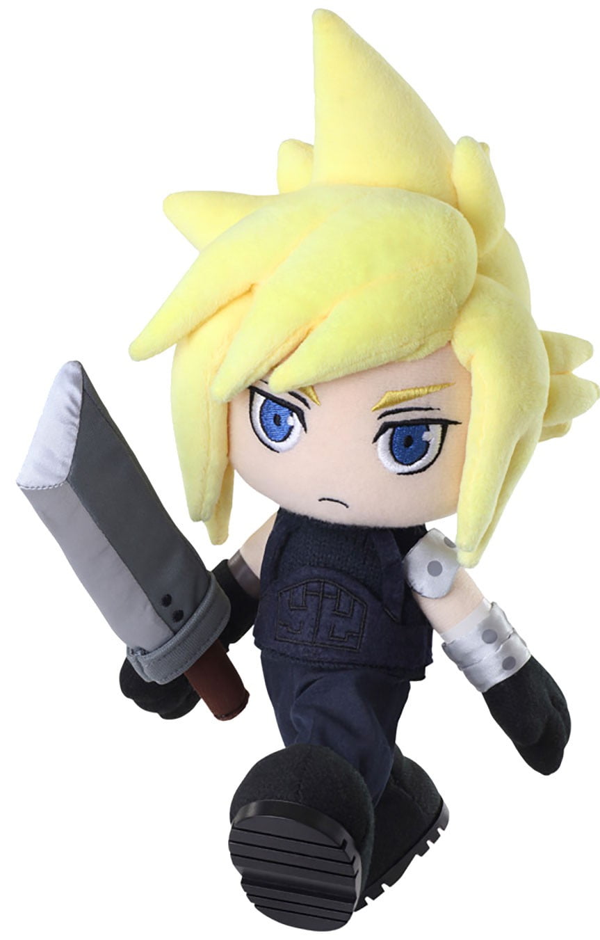 Final Fantasy Vii Cloud Strife Action Plush Doll Walmart Com