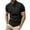 157#Black, variant on Shirts for Men Slim Fit Short Sleeve Golf Shirts Fashion Casual Buttons Lapel Business Casual Shirt