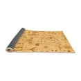 thumbnail image 2 of Ahgly Company Indoor Square Abstract Orange Modern Area Rugs, 5' Square, 2 of 4