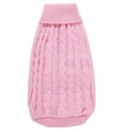 thumbnail image 2 of Christmas Pet Pullover Sweater Knitted Warm Solid Color Autumn Winter Clothes, 2 of 7