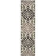 thumbnail image 5 of SAFAVIEH Wyndham Louise Medallion Wool Runner Rug, Ivory/Brown, 2'3" x 9', 5 of 10