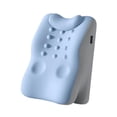 thumbnail image 4 of Almohada de cuña para la espalda, cojín de lectura, soporte para la espalda para adultos, ideal para dormir en camas y sofás, ideal para sentarse en azul, 4 of 9