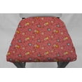 thumbnail image 3 of Spring Flowers Dining Room Chair Back Covers or Seat Covers by Penny's Needful Things (Both Chair Back & Seat Cover) (16 W x 14 H CHAIR BACK) (Red), 3 of 3