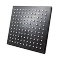 thumbnail image 3 of Regadera Cuadrada Tipo Lluvia Rugo 19 cm Negra ABS Antisarro 44-MCN, 3 of 7