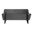 thumbnail image 1 of OUNONA Black Vinyl Record Storage Rack for Desktop Display Sturdy Organizer for Cds and Albums, 1 of 8