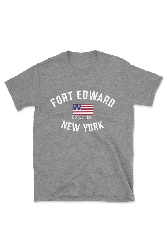 Fort Edward New York Patriot Men's Cotton T-Shirt