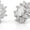Silver, variant on .925 Sterling Silver Gold Plated Micro Pave Starburst Stud Earrings, Giorgio Bergamo Gold