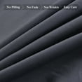 thumbnail image 4 of JML 4 Piece Bed Sheet Set Queen, Dark Grey, Soft Microfiber Bed Sheet, Wrinkle, Fade Resistant, 4 of 5