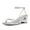 SILVER-RHINESTONE, variant on Women's Chunky Block Strappy Heels Square Open Toe Ankle Strap Comfortable Wedding Party Dressy Low Heeled Sandals Shoes