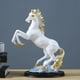 thumbnail image 2 of Caballo estatuilla escultura Colecciones de esculturas de caballos de bronce Decoración artesanal Fanmusic Caballo estatuilla escultura, 2 of 7