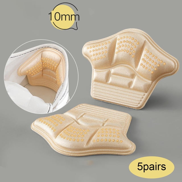 Almohadillas para El Talón Plantillas para El Calzado Protección de para Evitar Talón 10 mm de espesor Salvador Protectores de talón de zapatos