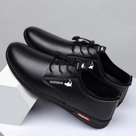 Men s formal leather shoes business casual soft sole shoes lace-up light sports shoes breathable shoes Megngio