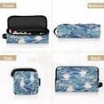 thumbnail image 5 of Hair Tool Organizer Bag with Heat Resistant Mat Removable Travel Storage Case for Hot Air Brushes Curling Irons Blue Seagull, 5 of 8