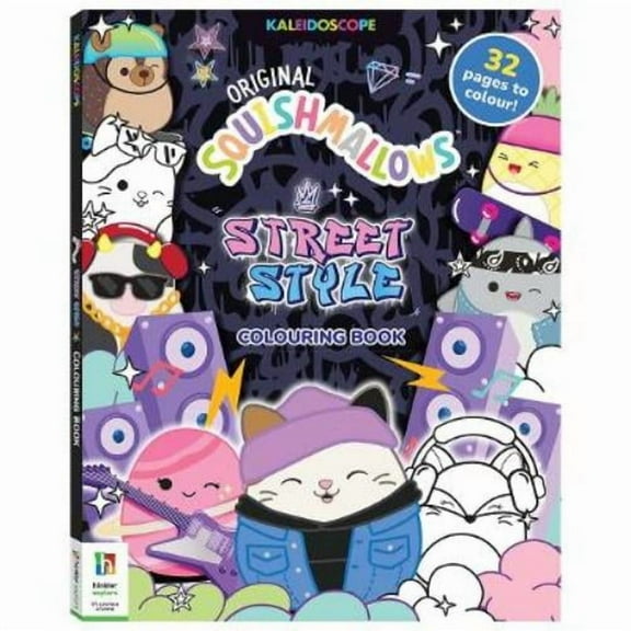 Hinkler Pty Ltd Kaleidoscope Squishmallows Colouring Book Street Style (Paperback)