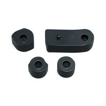 Kuryakyn 7508 Motorcycle Foot Control Component: Driver Floorboard Extension Spacers with Bolts for 2018-19 Harley-Davidson Softail Motorcycles, Gloss Black