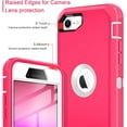 thumbnail image 4 of Entronix Funda Resistente para iPhone 7/8, Triple Capa, Resistente a Golpes y con Protección contra Caídas, Color Rosa, 4 of 6