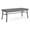 Castillo Gray, variant on Mystic Reception Waiting Room Healthcare 18.5" 2-Seat Bench / Black Steel / Blue