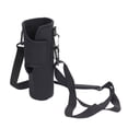 thumbnail image 2 of YM-Funda para taza con correa ajustable, portavasos de neopreno con aislamiento térmico de 40OZ para gimnasio al aire libre, color negro, 2 of 10