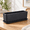 Black-12 Inch, variant on Turquoise 14 Inch Rectangular Modern Minimalist Ceramic Succulent Planter Pot with Saucer