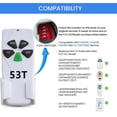 thumbnail image 6 of 53T UNIVERSAL Ceiling Fan Remote, 3 Speed Ceiling Fan & Light Dimmer, Work with18R 28R Receiver Compatible with 53T 11T 35T HD5 UC7030T UC9050T Remote etc.for Harbor Breeze Hampton Bay Hunter, 6 of 8