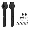 thumbnail image 2 of Mini Sliding Barn Door Hardware Kits For Cabinet Doors Rail Set Smooth Silent Door Roller Rail For Single Door Hardware Doors ,Easy to Install, 2 of 7