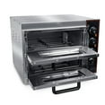thumbnail image 4 of Commercial Pizza Oven 16 inch Pizza Double Deck 3000W 110V Electric Oven Multipurpose Toaster Bake Broiler 40L Stainless Steel for Restaurant Home Pizza Pretzels Baked Roast Yakitori, 4 of 11