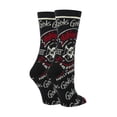 thumbnail image 4 of Oooh Yeah Women's Motley Crue Music Socks, Funny Novelty Cotton Crew Socks, Girls Girls Girls, 4 of 4