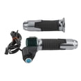 thumbnail image 3 of Electric  Throttle Handle, 1 Pair  Throttle Grip Grain Pattern  For 12V To 99V Electric Vehicles Grey Handle Cover, 3 of 8