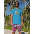 thumbnail image 2 of Cool Surfer Crocodile T-Shirt Men -Smartprints Designs, Male XX-Large, 2 of 4